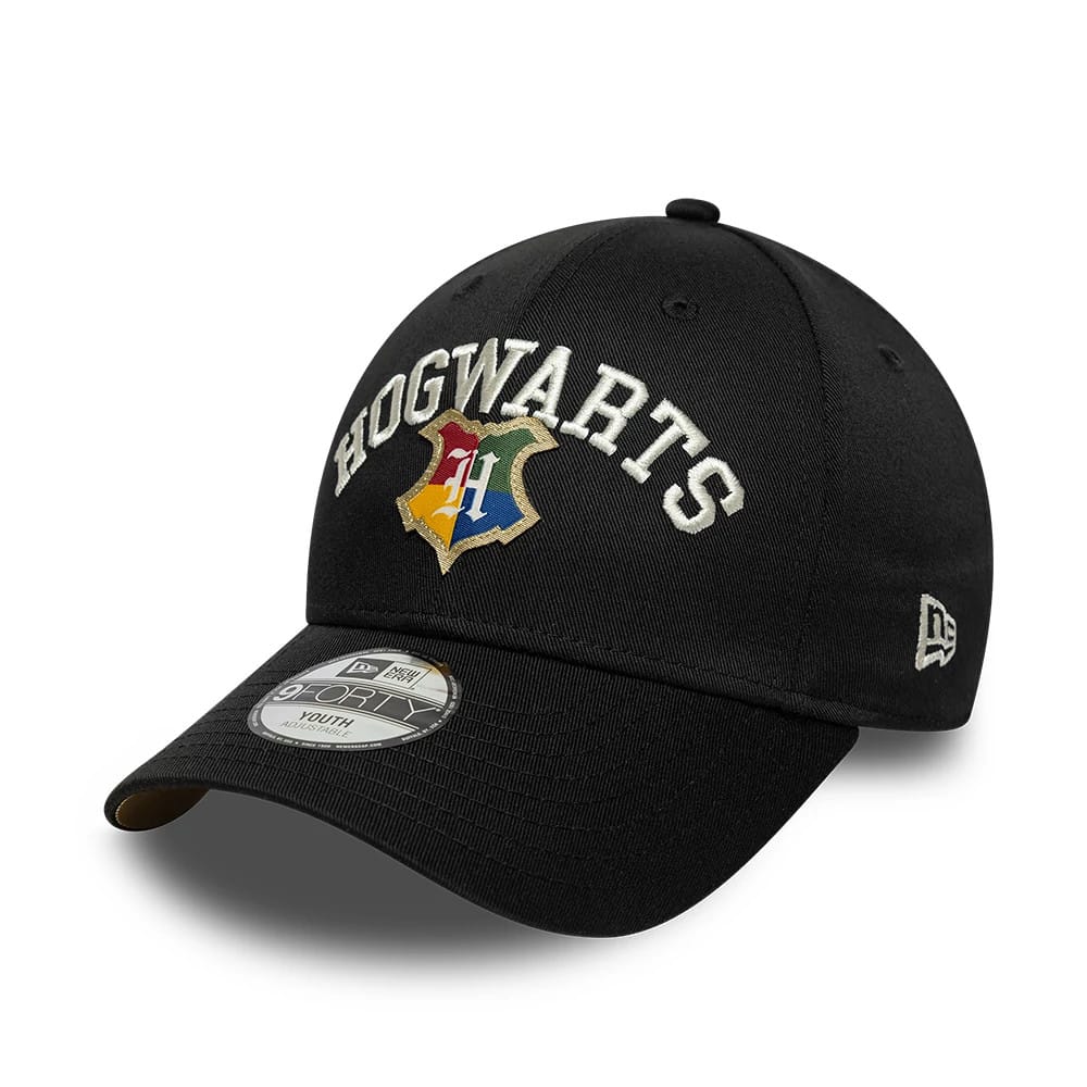 Youth Harry Potter Hogwarts Black 9FORTY Adjustable Cap-klyvox