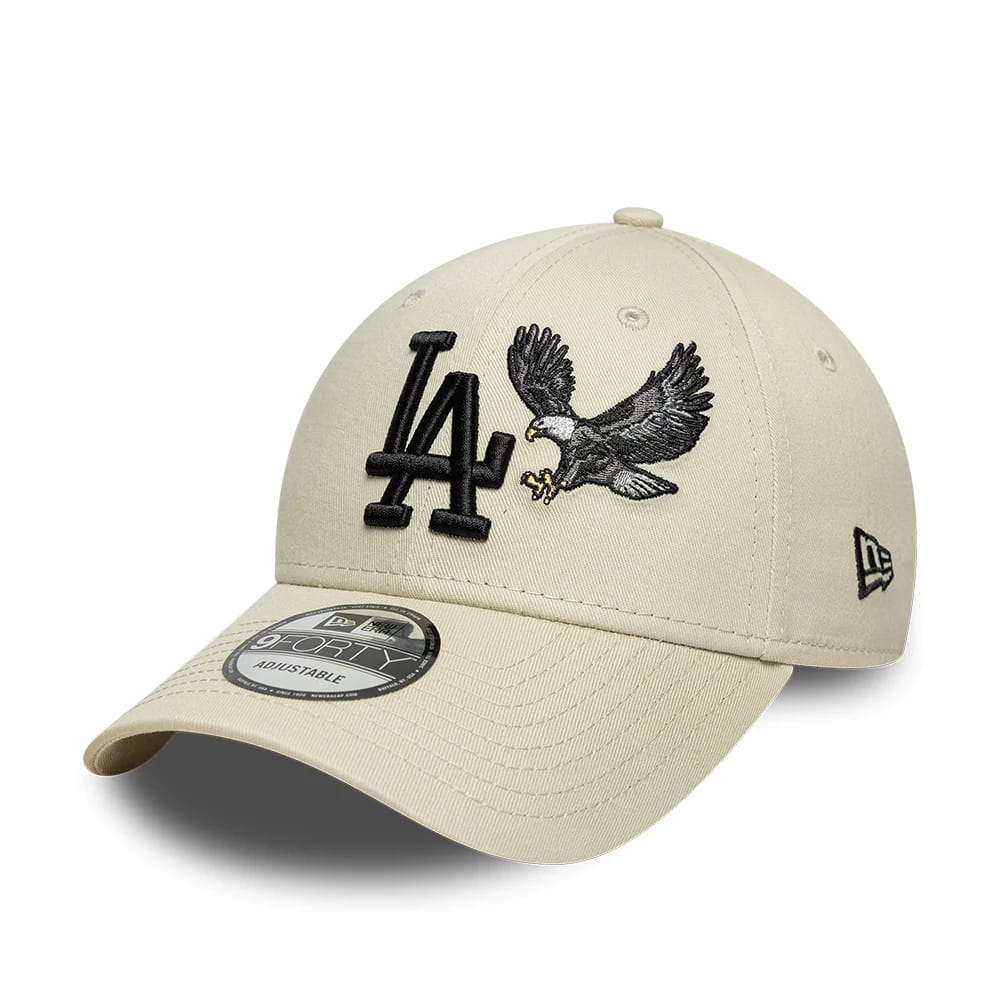 LA Dodgers MLB Outdoor Icon Cream 9FORTY Adjustable Cap-klyvox