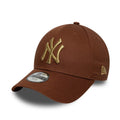 Youth New York Yankees MLB Metallic Brown 9FORTY Adjustable Cap-klyvox