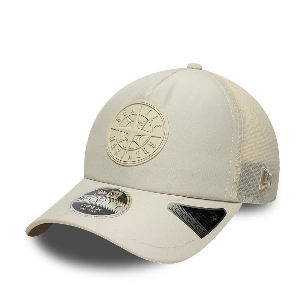 Seattle Mariners MLB Sporty Cream 9FORTY Apex Adjustable Cap-klyvox