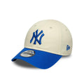 Toddler Yankees MLB League Essential Cream & Blue 9FORTY Adjustable Cap-klyvox