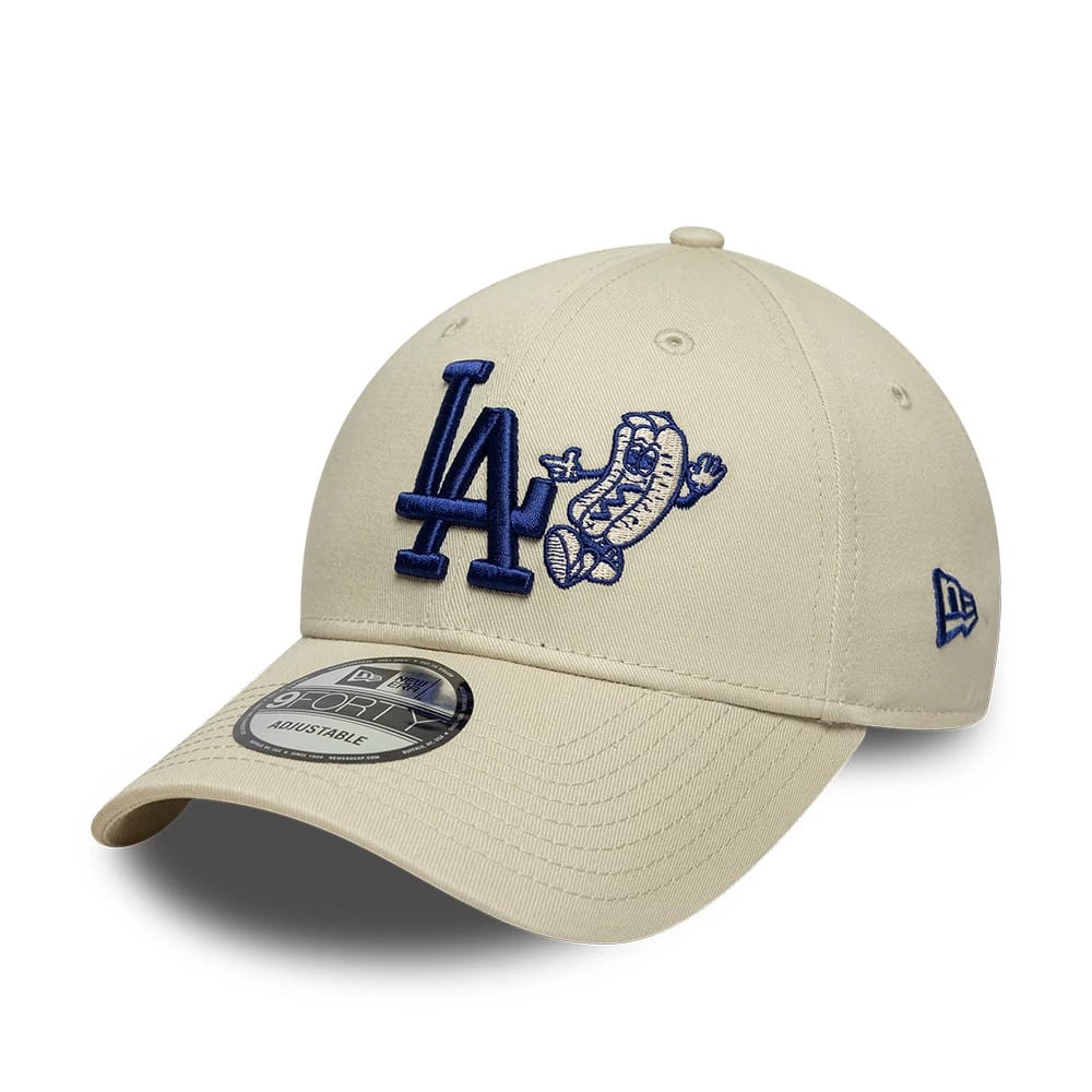 LA Dodgers MLB Food Icon Cream 9FORTY Adjustable Cap-klyvox