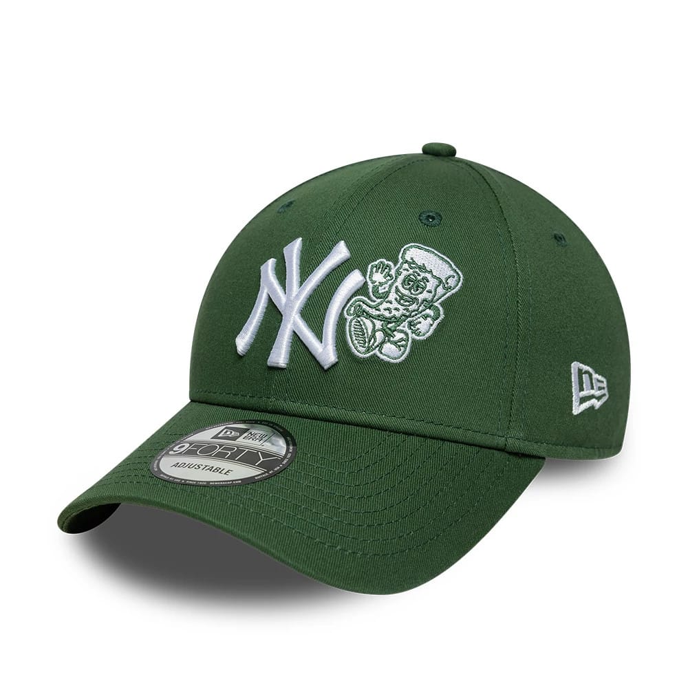 New York Yankees MLB Food Icon Dark Green 9FORTY Adjustable Cap-klyvox