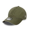 New Era Embossed Green 9TWENTY A-Frame Adjustable Cap-klyvox