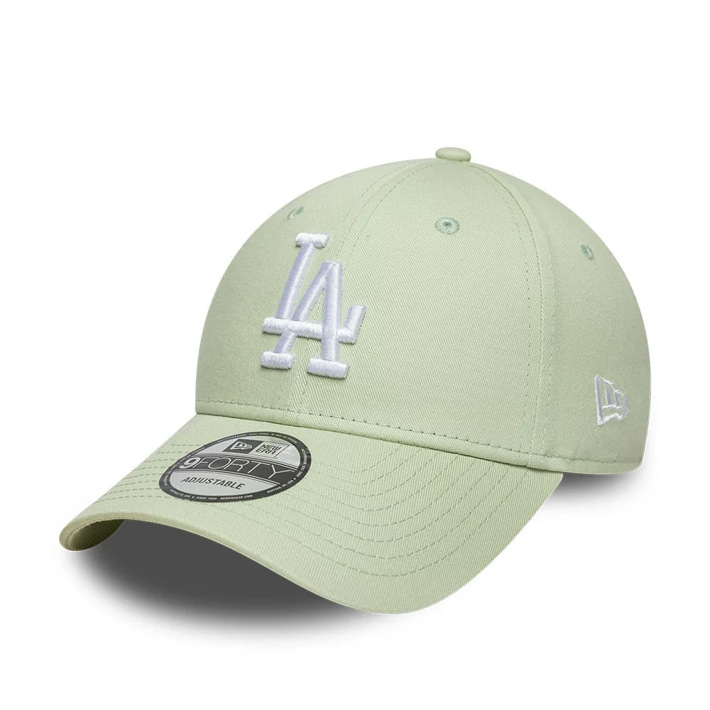LA Dodgers MLB League Essential Pastel Green 9FORTY Adjustable Cap-klyvox