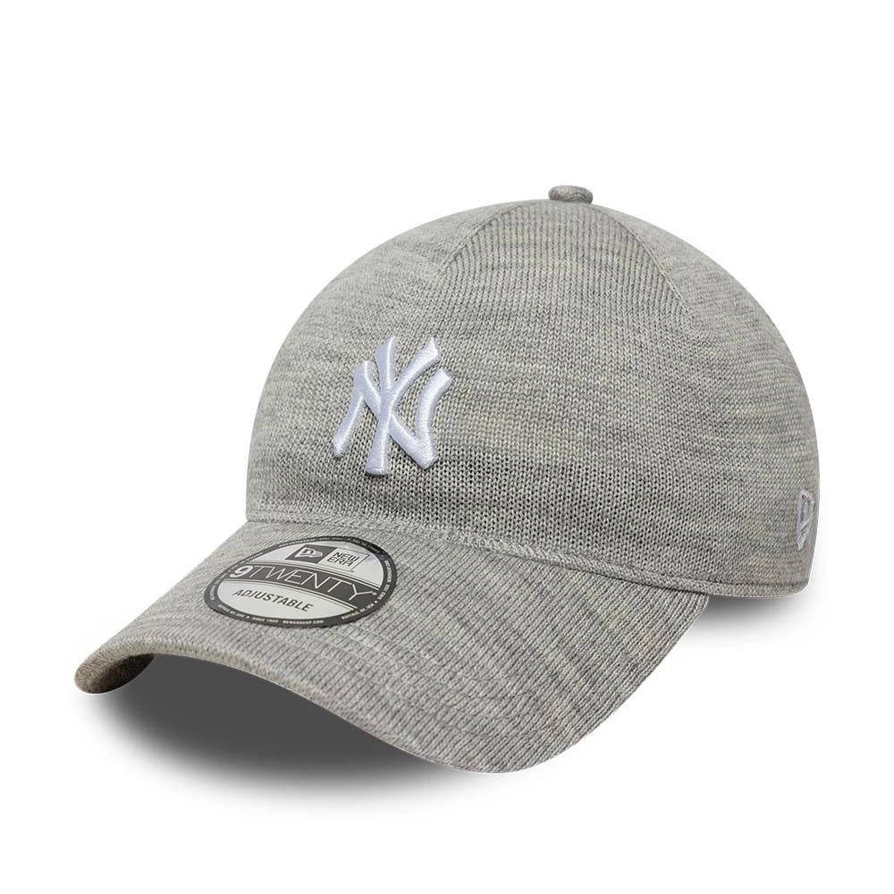 New York Yankees MLB Knitted Grey 9TWENTY A-Frame Adjustable Cap-klyvox