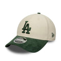 LA Dodgers MLB Cord Cream & Green 9FORTY M-Crown Adjustable Cap-klyvox