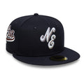New Era Heritage Script Navy 59FIFTY Fitted Cap-klyvox