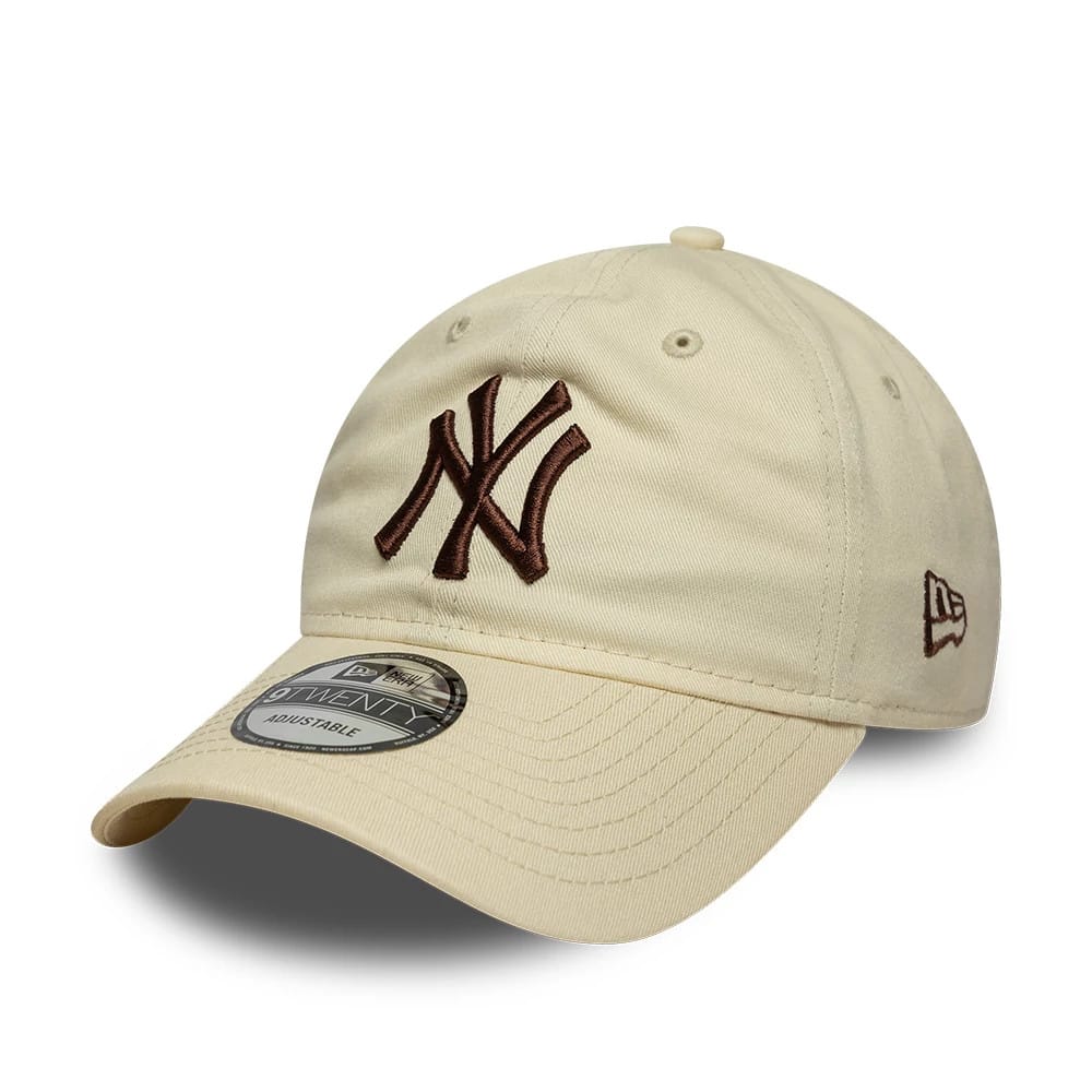 New York Yankees MLB League Essential Cream 9TWENTY Adjustable Cap-klyvox