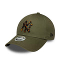 New York Yankees Womens MLB Tortoise Infill Green 9FORTY Adjustable Cap-klyvox