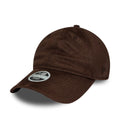 Womens New Era Textured Dark Brown 9TWENTY Adjustable Cap-klyvox
