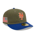New York Mets MLB American Herringbone Green 59FIFTY Fitted Cap-klyvox