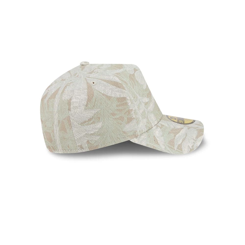 New Era Leafy Palm Light Beige 59FORTY A-Frame Fitted Cap-klyvox