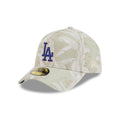 LA Dodgers MLB Leafy Palm Light Beige 59FORTY A-Frame Fitted Cap-klyvox