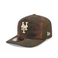 New York Mets MLB Nylon Wash Dye Open Green 19TWENTY Adjustable Cap-klyvox