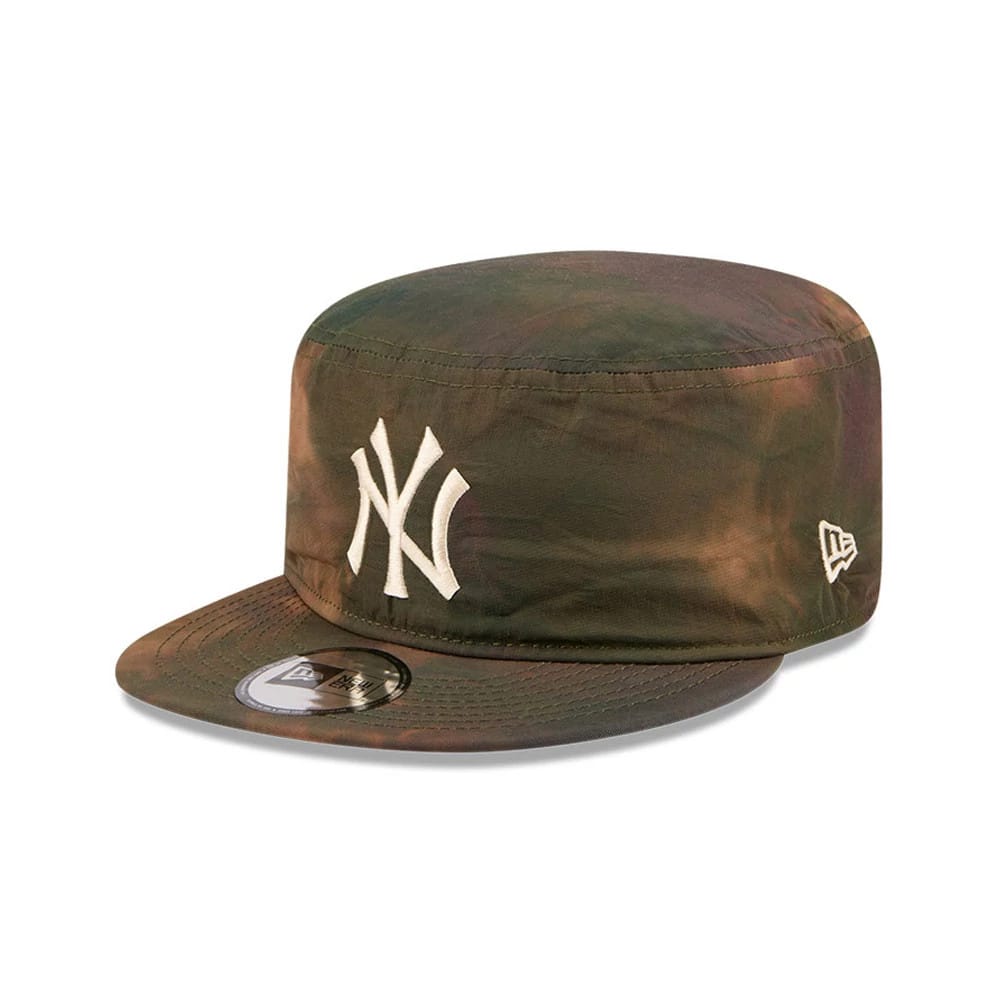 New York Yankees MLB Nylon Wash Dye Open Green Painter Cap-klyvox