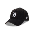 Tigers MLB Snow Wash Cord Black 59FORTY A-Frame Fitted Cap-klyvox