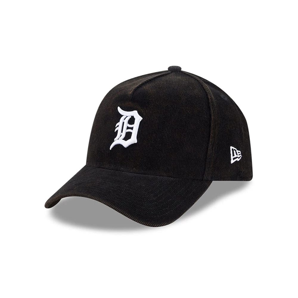 Tigers MLB Snow Wash Cord Black 59FORTY A-Frame Fitted Cap-klyvox