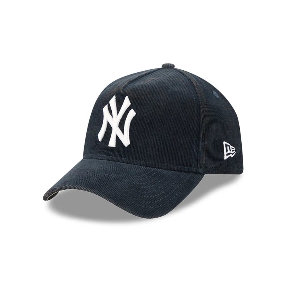 Yankees MLB Snow Wash Cord Navy 59FORTY A-Frame Fitted Cap-klyvox