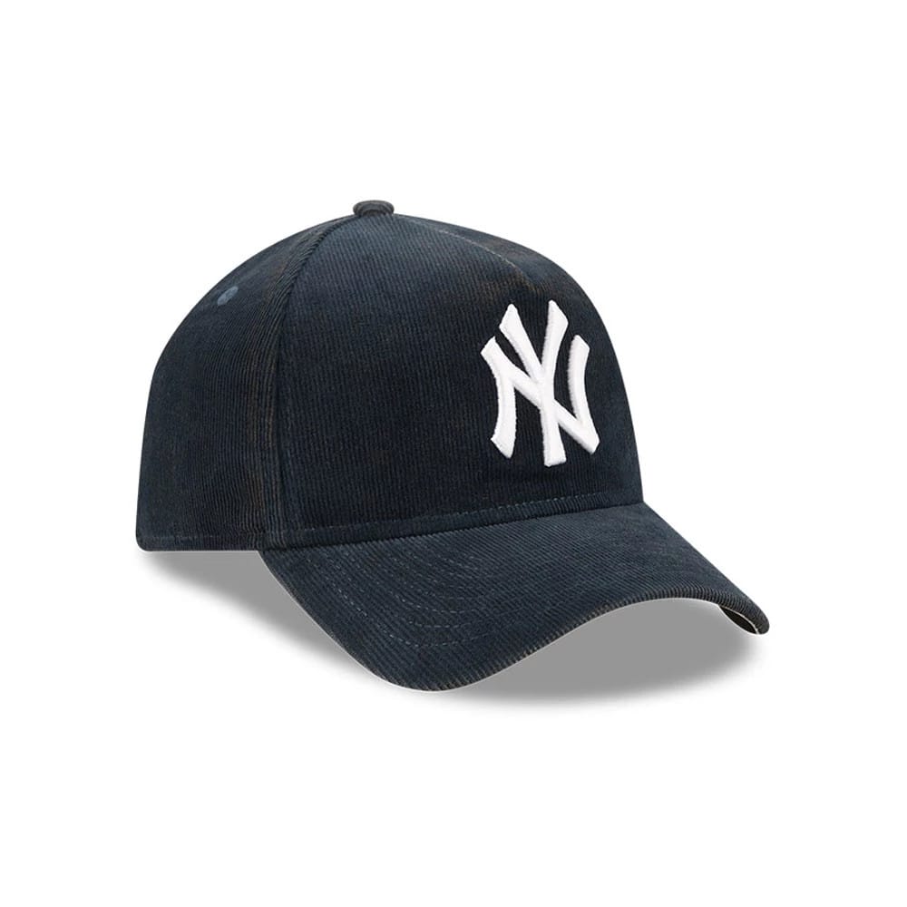 Yankees MLB Snow Wash Cord Navy 59FORTY A-Frame Fitted Cap-klyvox