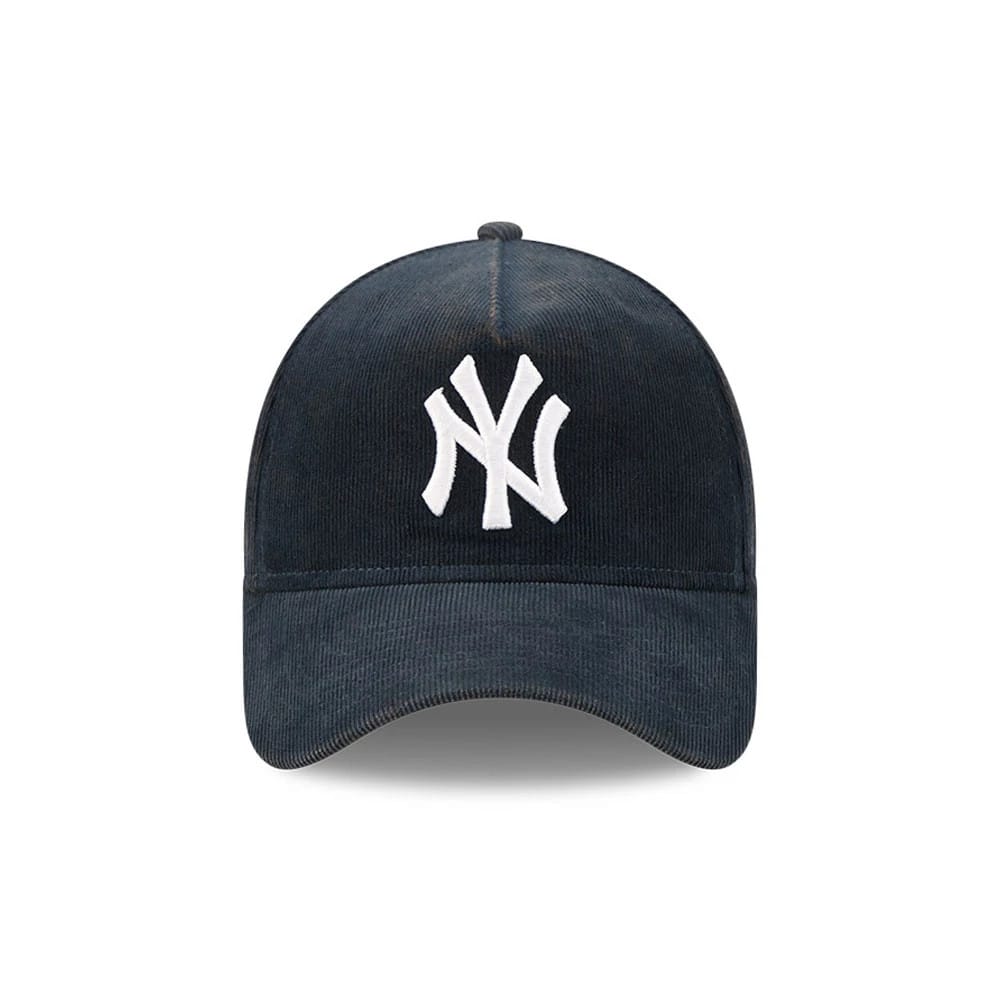 Yankees MLB Snow Wash Cord Navy 59FORTY A-Frame Fitted Cap-klyvox