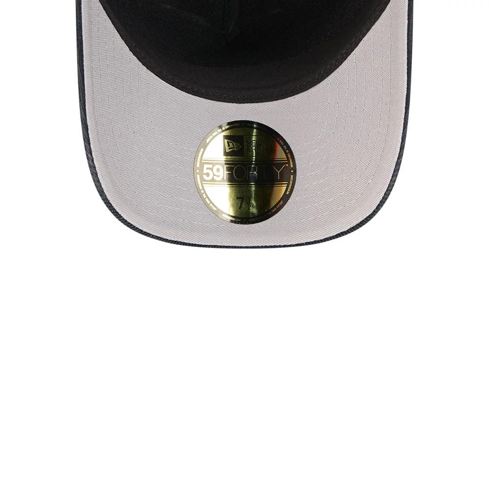 Yankees MLB Snow Wash Cord Navy 59FORTY A-Frame Fitted Cap-klyvox
