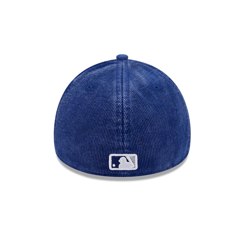 Dodgers MLB Snow Wash Cord Dark Blue 59FORTY A-Frame Fitted Cap-klyvox