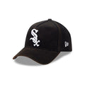 White Sox MLB Snow Wash Cord Black 59FORTY A-Frame Fitted Cap-klyvox