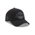 Lakers NBA Waxy Canvas Black 59FORTY A-Frame Fitted Cap-klyvox