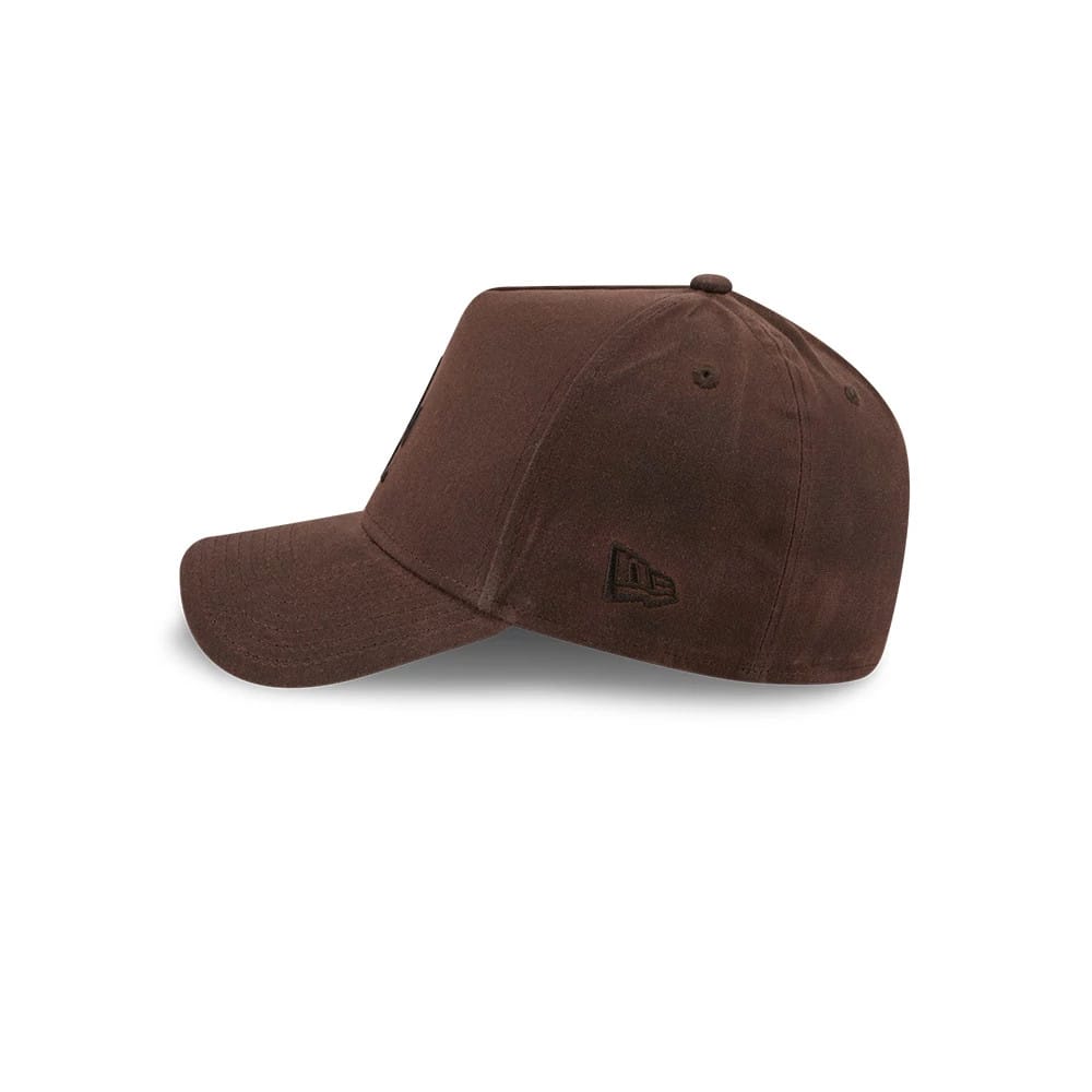 Dodgers MLB Waxy Canvas Open Brown 59FORTY A-Frame Fitted Cap-klyvox
