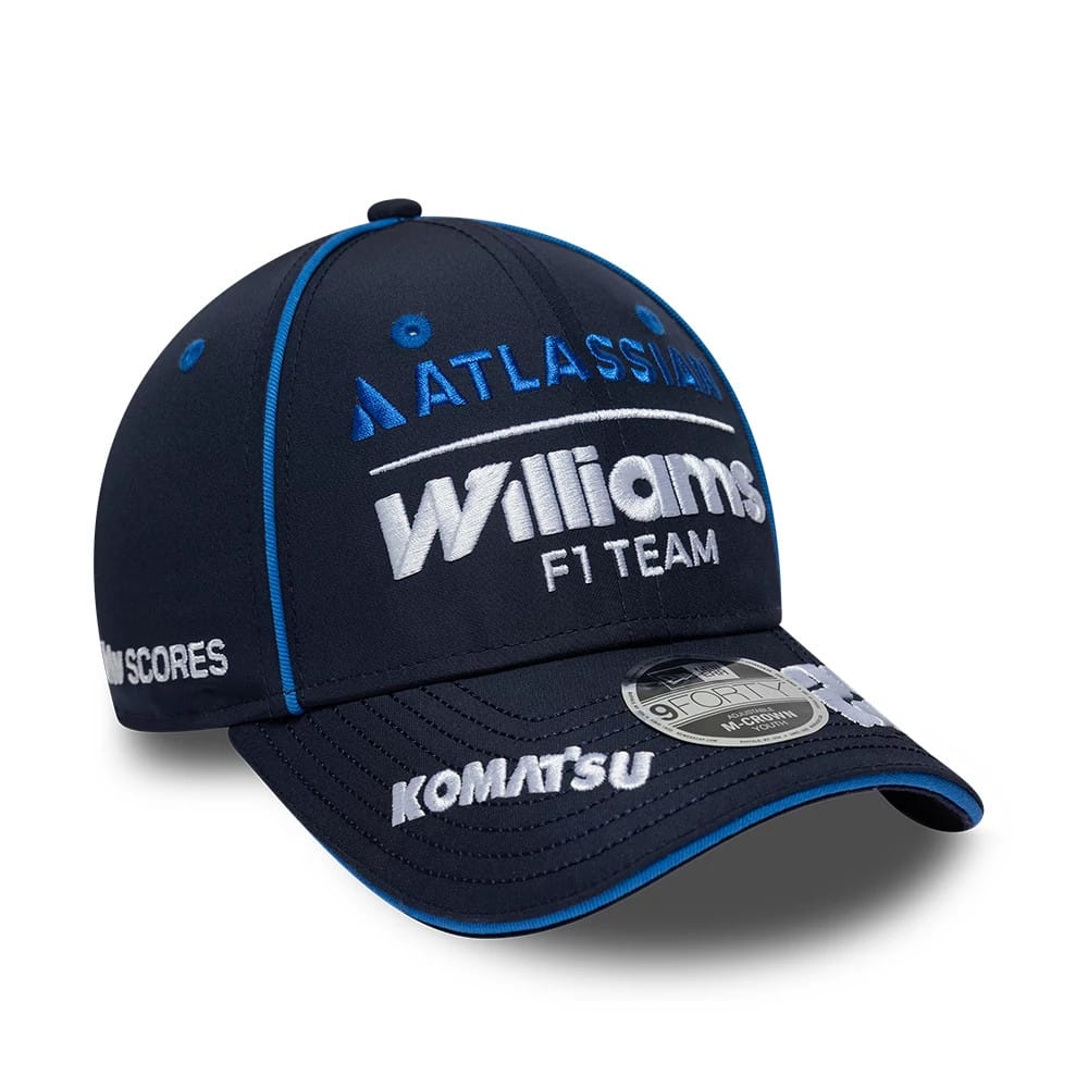 Youth Williams Alex Albon Navy 9FORTY M-Crown Adjustable Cap-klyvox