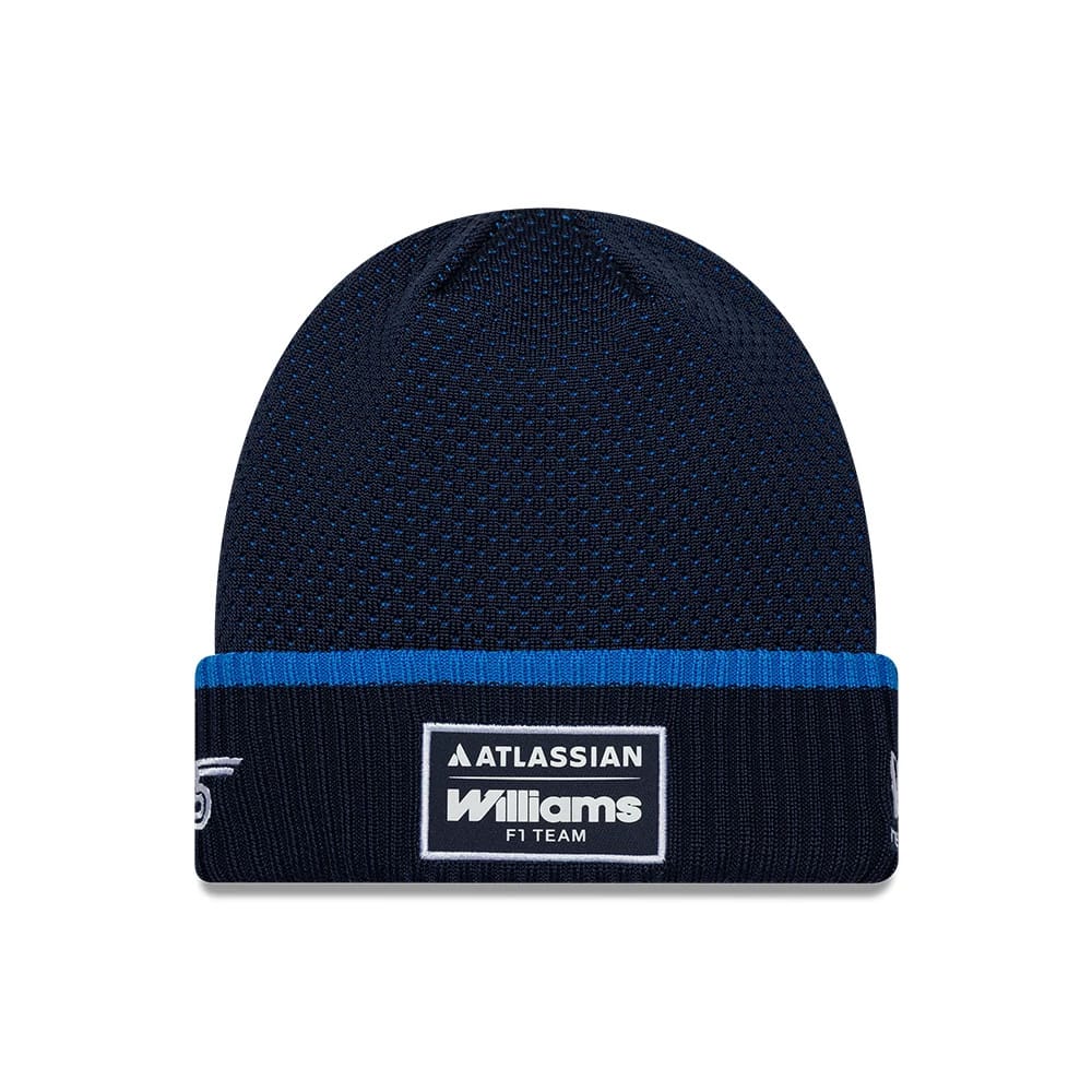 Williams Carlos Sainz Navy Cuff Knit Beanie Hat-klyvox