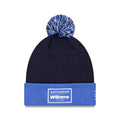Williams Essential Navy Bobble Knit Beanie Hat-klyvox