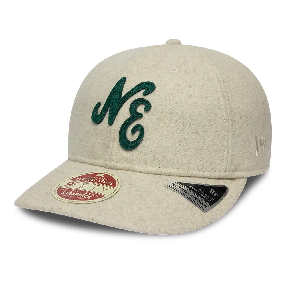 New Era Heritage Light Grey Retro Crown 9FIFTY Adjustable Cap-klyvox