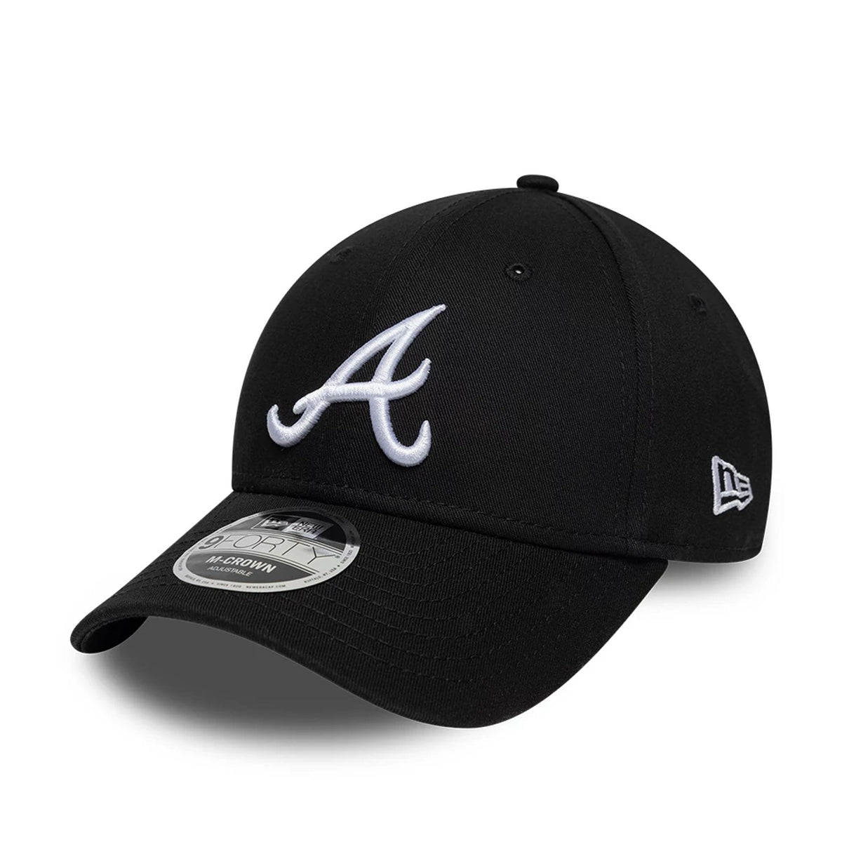 Atlanta Braves MLB Black 9FORTY M-Crown Adjustable Cap-klyvox