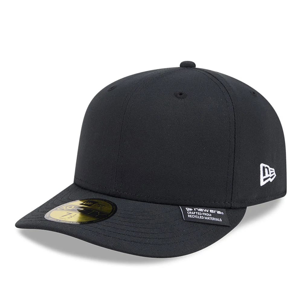 New Era Recycled Twill Black 59FIFTY Fitted Cap-klyvox