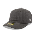 New Era Herringbone Charcoal Retro Crown 59FIFTY Fitted Cap-klyvox