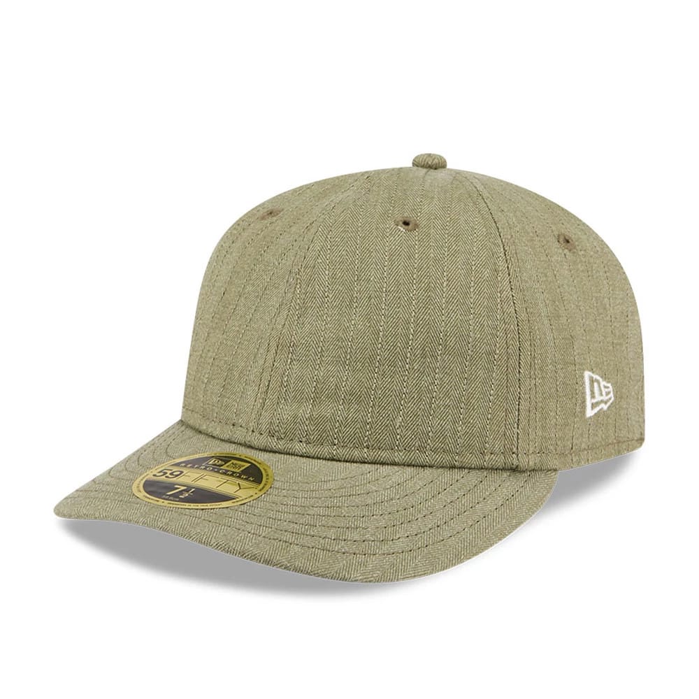 New Era Herringbone Green Retro Crown 59FIFTY Fitted Cap-klyvox
