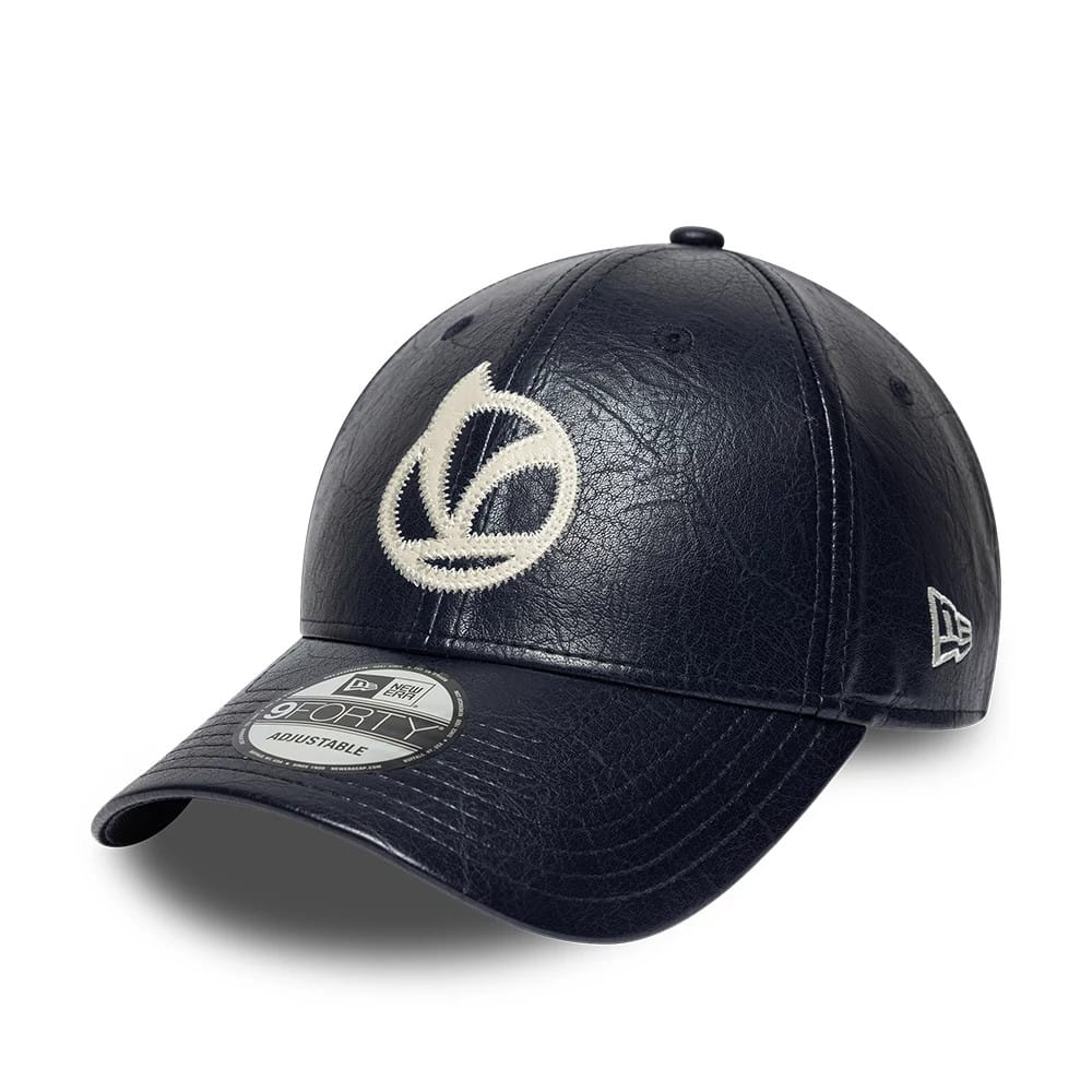 Vespa Crinkle PU  Navy 9FORTY Adjustable Cap-klyvox