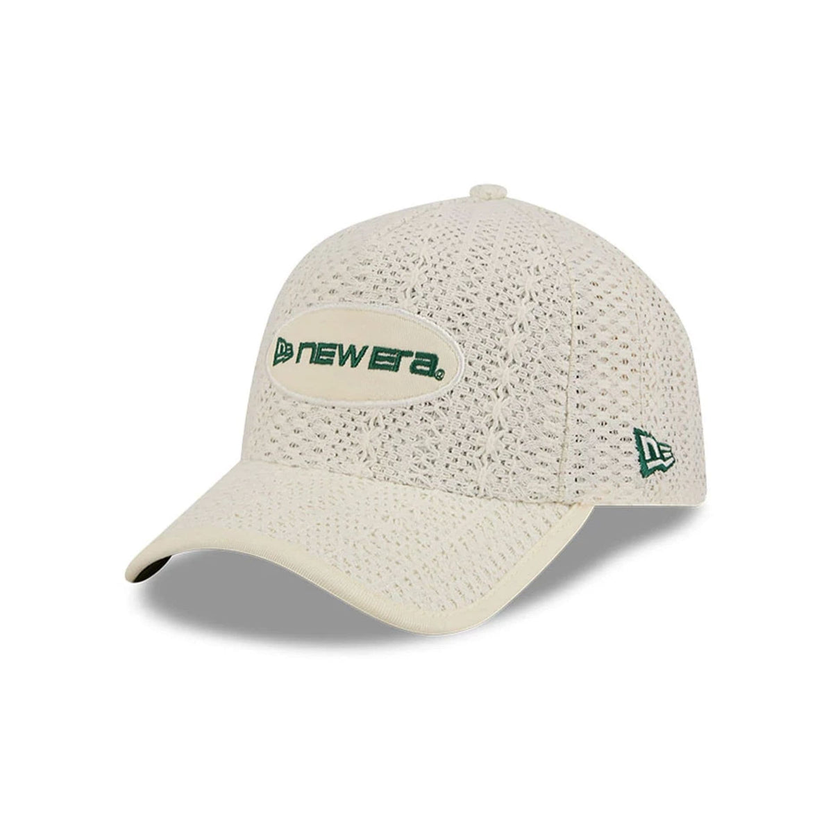 New Era Oval Patch Cream 59FORTY A-Frame Fitted Cap-klyvox
