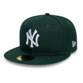 New York Yankees MLB League Essential Dark Green 59FIFTY Fitted Cap-klyvox