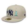New York Yankees MLB City Icon Light Beige 59FIFTY Fitted Cap-klyvox