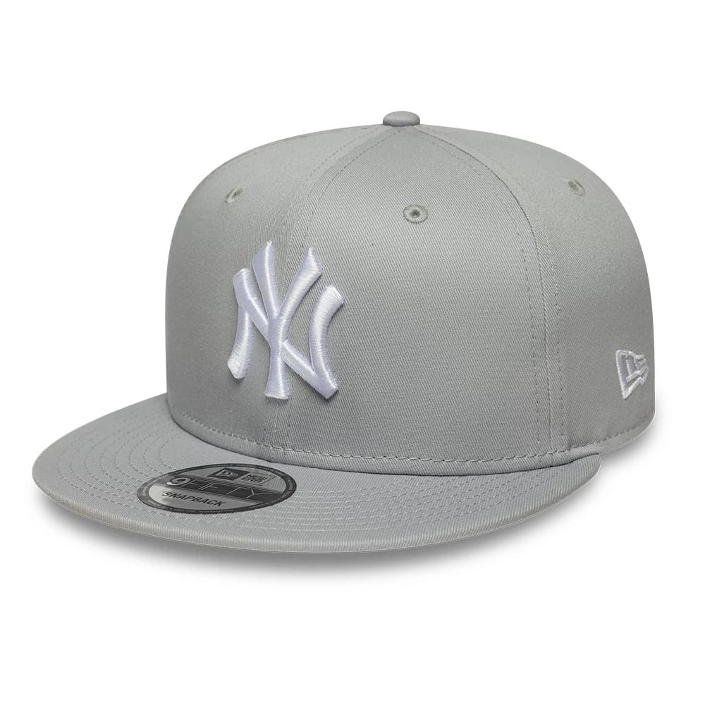 New York Yankees MLB League Essential Grey 9FIFTY Snapback Adjustable Cap-klyvox