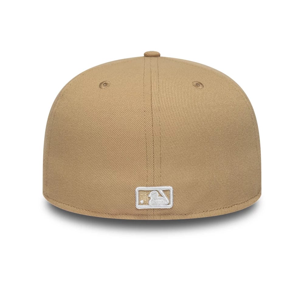 New York Yankees MLB League Essential Light Beige 59FIFTY Fitted Cap-klyvox