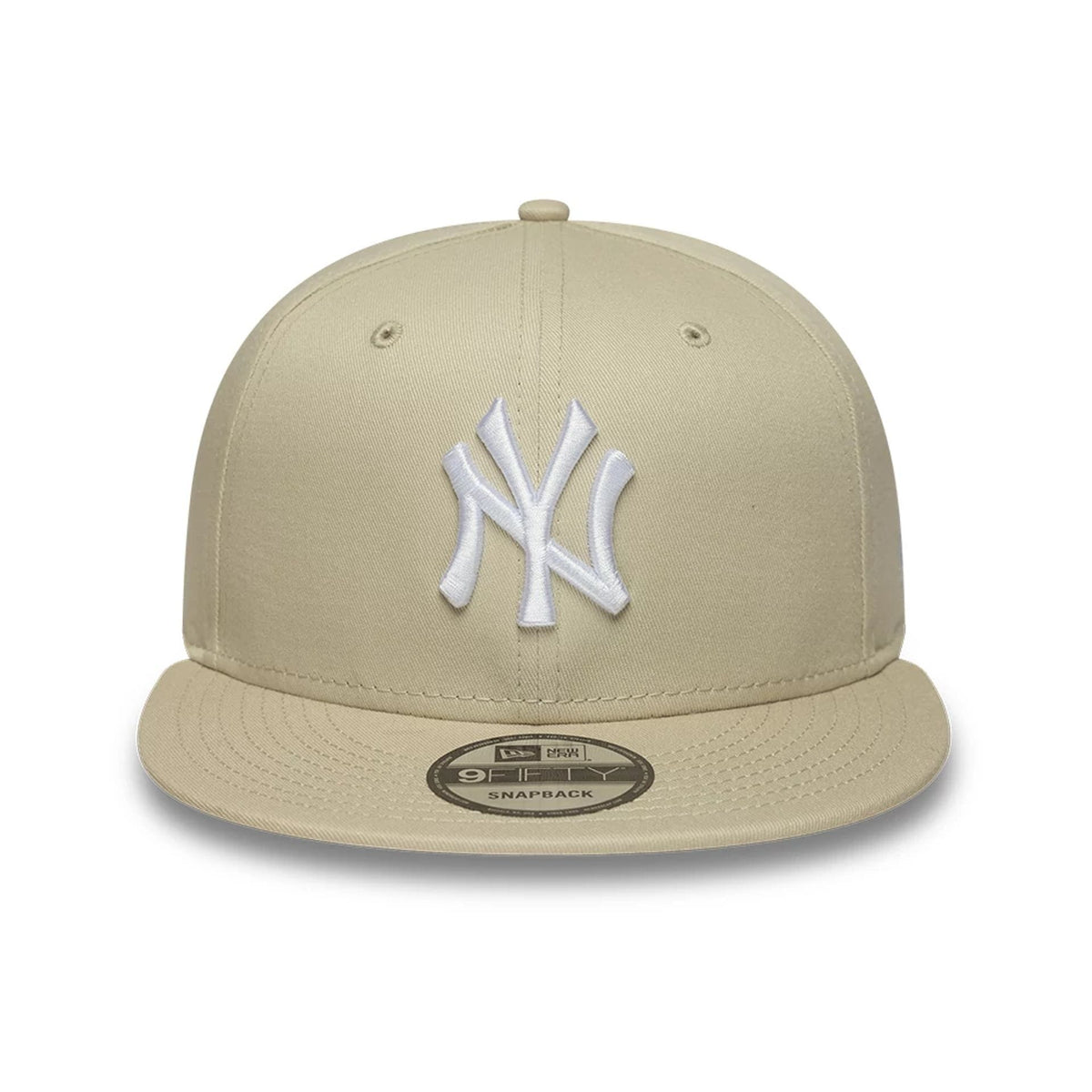New York Yankees MLB League Essential Light Beige 9FIFTY Snapback Adjustable Cap-klyvox