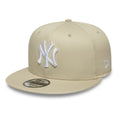 New York Yankees MLB League Essential Light Beige 9FIFTY Snapback Adjustable Cap-klyvox