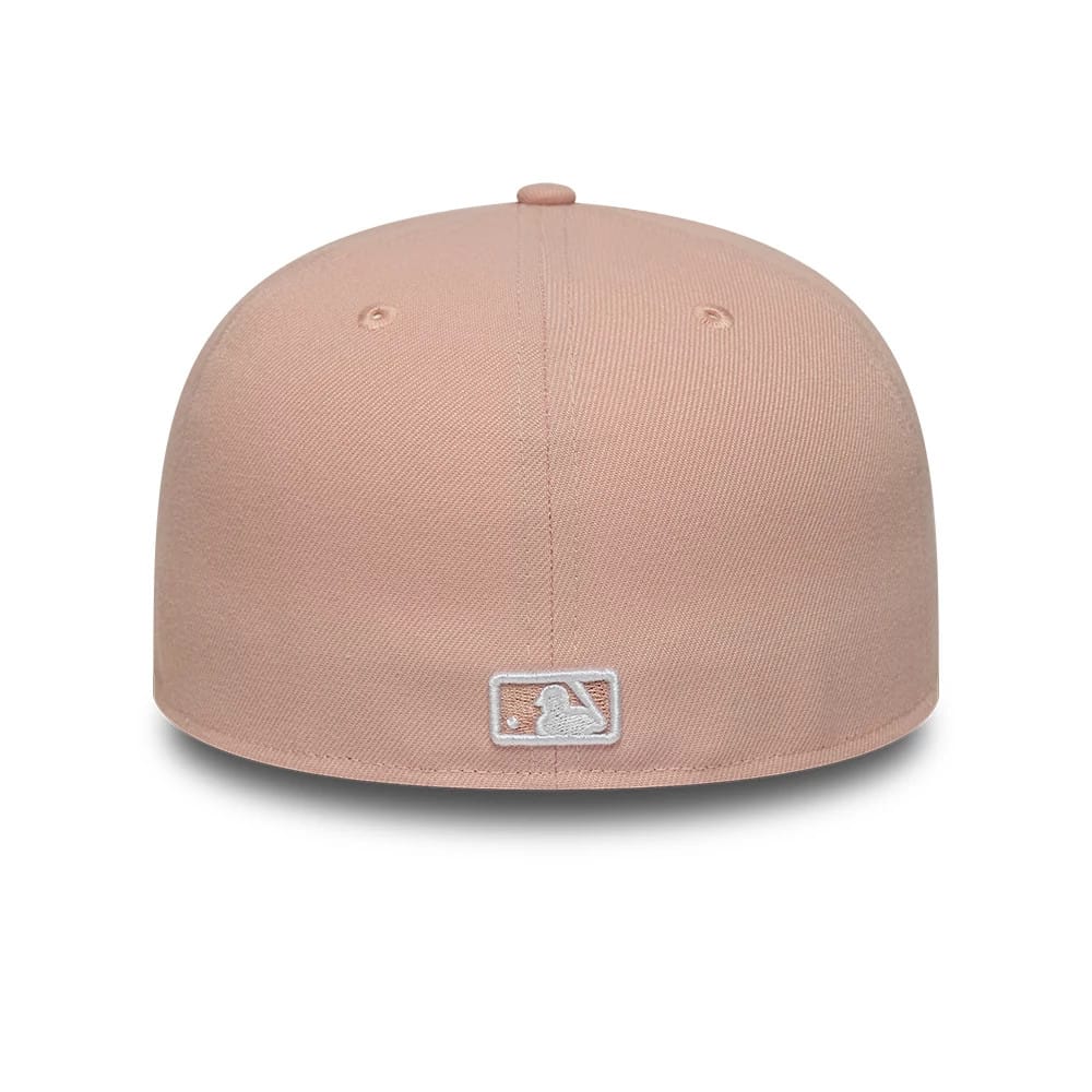 New York Yankees MLB League Essential Pastel Pink 59FIFTY Fitted Cap-klyvox