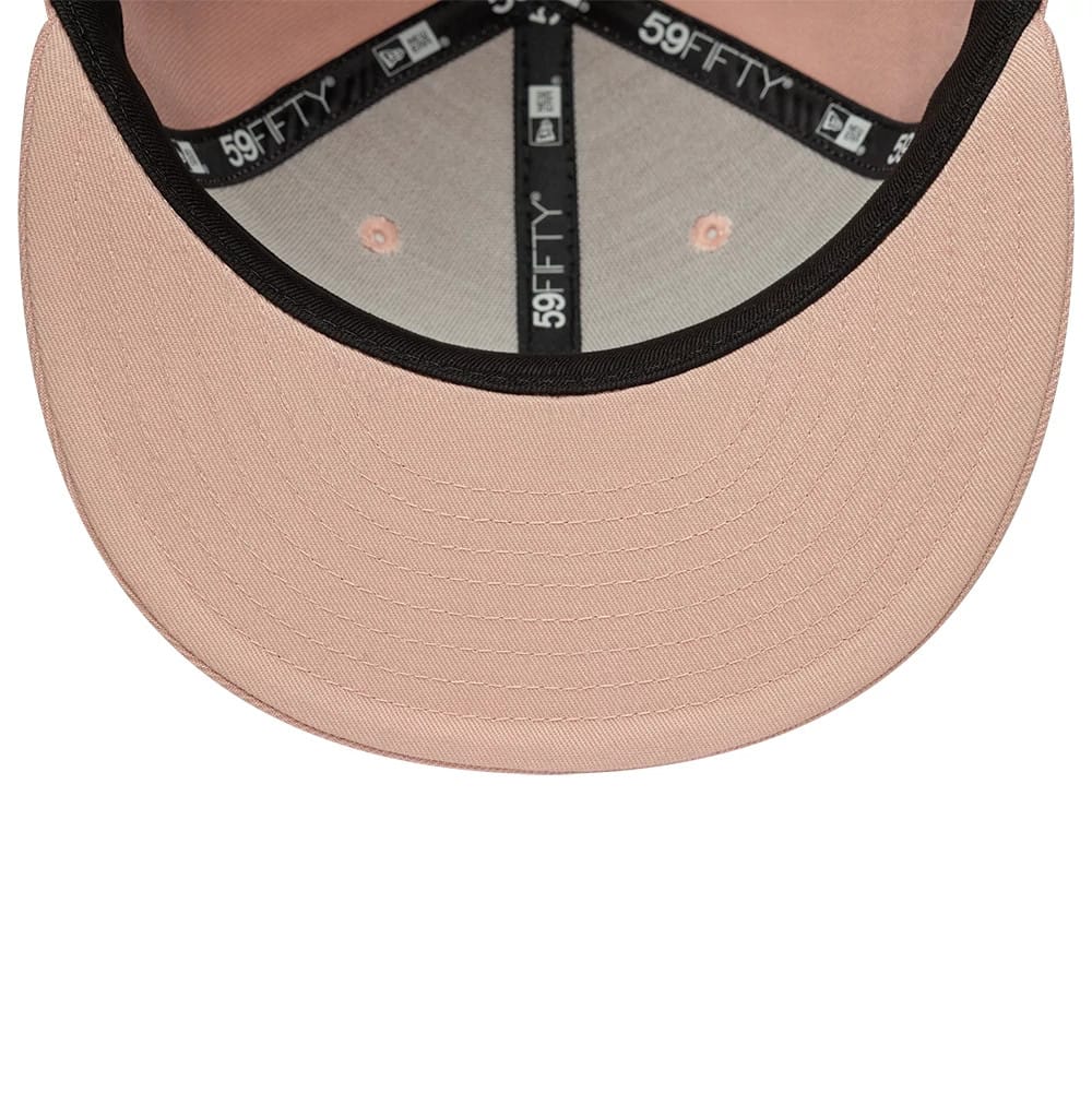 New York Yankees MLB League Essential Pastel Pink 59FIFTY Fitted Cap-klyvox