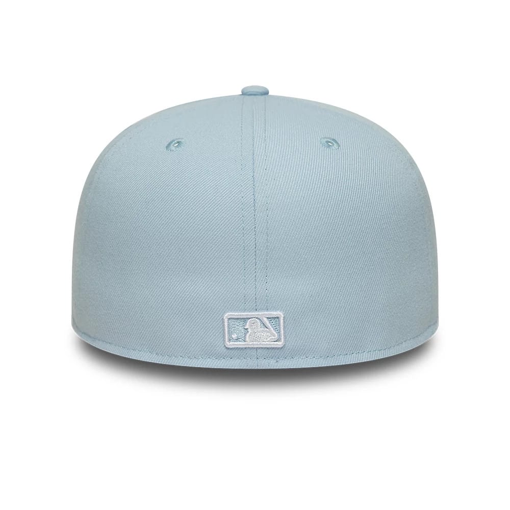 New York Yankees MLB League Essential Pastel Blue 59FIFTY Fitted Cap-klyvox
