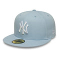 New York Yankees MLB League Essential Pastel Blue 59FIFTY Fitted Cap-klyvox